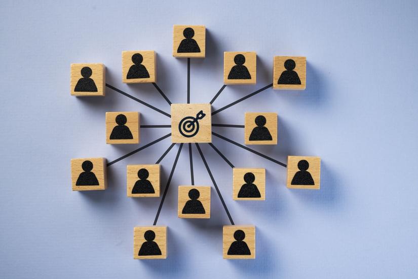 Professional business holiday card with gold accents