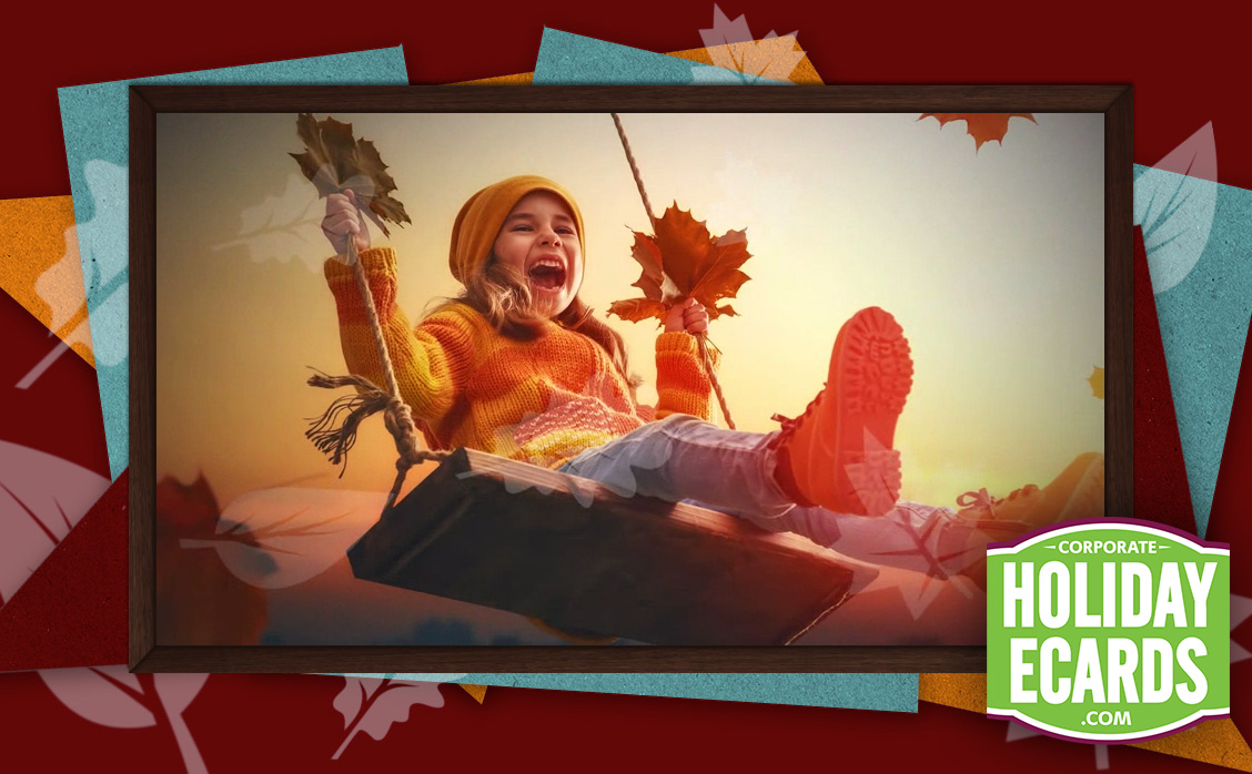 Business woman excited to receive e-greeting from a colleague.